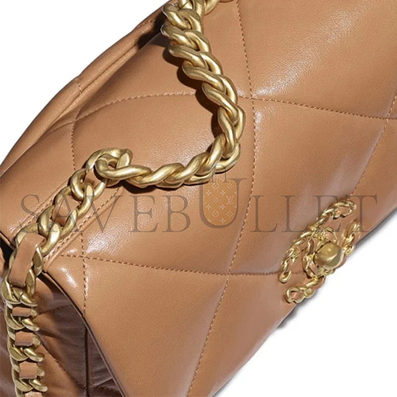 CHANEL 19 BAG SHOULDER BAG AS1160 B04852 NB356 (26*16*9cm)